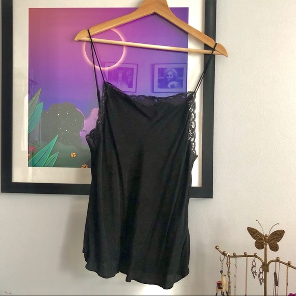 Aritzia Tops - Silky black lace cami from aritzia